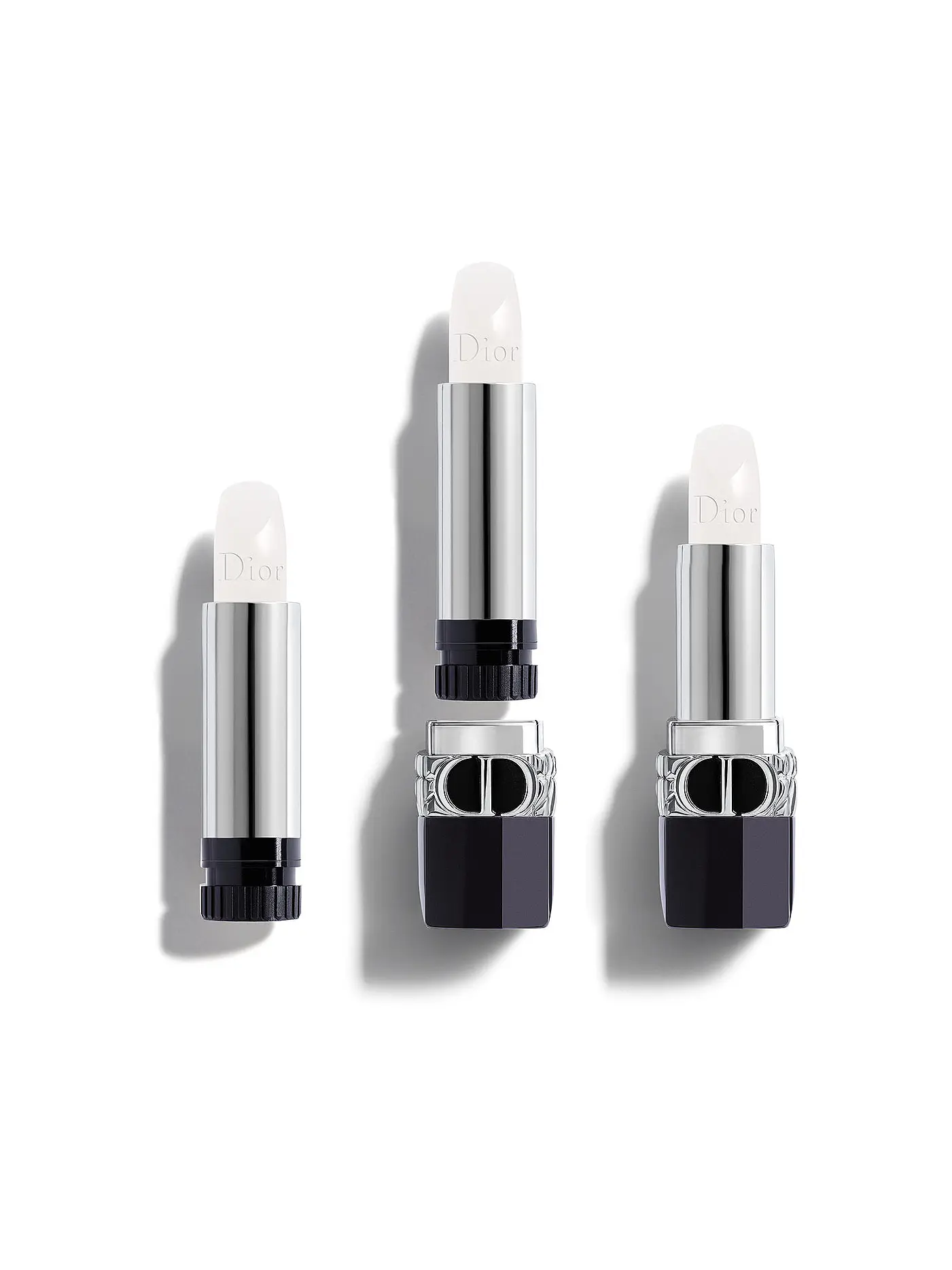 DIOR | Lippenstift - Rouge Dior Balm Satin Refill ( 100 Nude Look ) | transparent